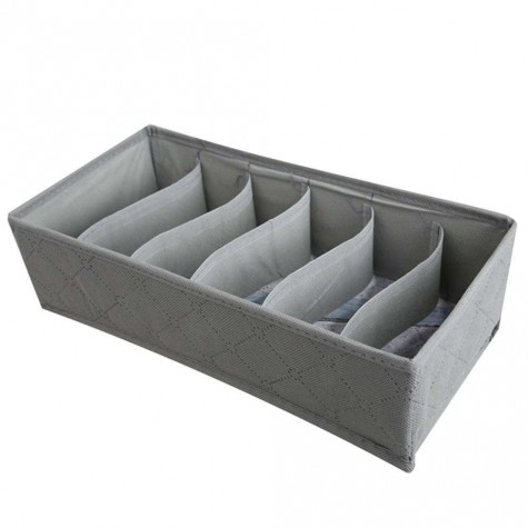 3 in 1 Underwear Bras Socks Storage Organizer Box Bag Bamboo Charcoal