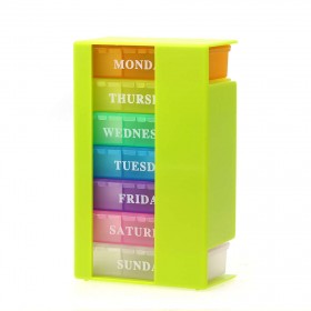 Weekly 7 Days Colorful Pill Box Medicine Storage Organizer Holder Kit