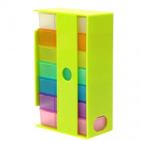 Weekly 7 Days Colorful Pill Box Medicine Storage Organizer Holder Kit