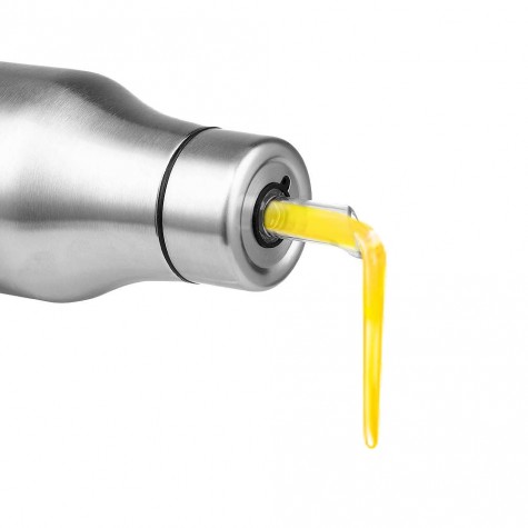 750ML Stainless Steel Leak-proof Oiler Spice Jar Oil Pot Vinegar Bottle