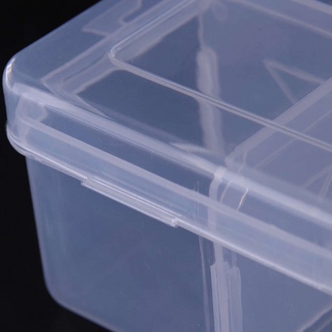 6 Removable Plastic Storage Box Jewelry/Earring/Tools Container Organizer