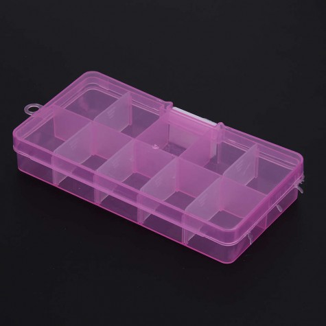 10 Grids Storage Box Detachable Jewelry Small components hardware Case