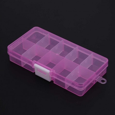 10 Grids Storage Box Detachable Jewelry Small components hardware Case