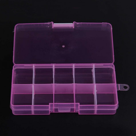 10 Grids Storage Box Detachable Jewelry Small components hardware Case