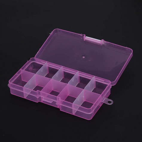 10 Grids Storage Box Detachable Jewelry Small components hardware Case