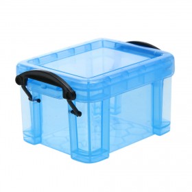 Cute Storage Boxes Home Furnishing Trumpet Mini Lock Box Organizer Blue