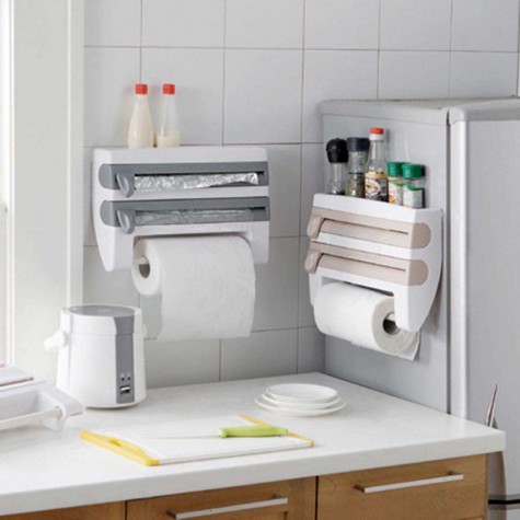 ABS Kitchen Tissue Holder Hanging Bathroom Toilet Roll Paper Holder Rack