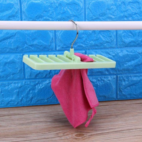 Creative 8-Hole Belt Tie Storage Rack Organizer Holder Hanger Hook(Green)