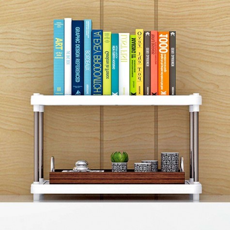 2/3 Tiers Bathroom Kitchen Shelf Holder Floor Stand Storage Rack Organizer