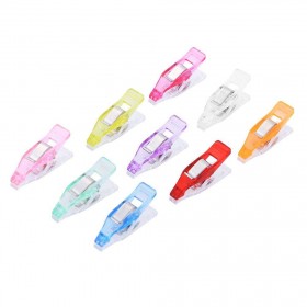 20pcs Multicolor Axe Plastic Clip Replace Pin for Student Office Sewing DIY