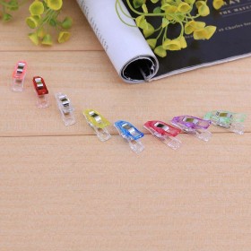 20pcs Multicolor Axe Plastic Clip Replace Pin for Student Office Sewing DIY