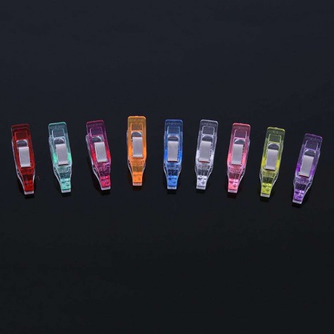 20pcs Multicolor Axe Plastic Clip Replace Pin for Student Office Sewing DIY
