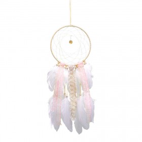 Lace Bead Feather Dream Catcher Net Handmade Dreamcatcher Car Hanging Decor