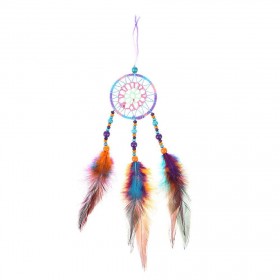 Countryside Feather Dream Catcher Net Beads Dreamcatcher Home Car Decor