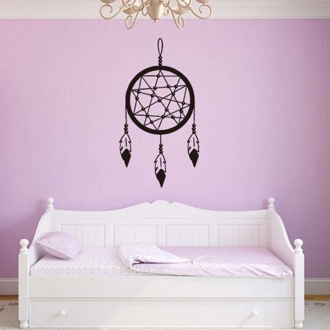 Dream Catcher Removable Wall Stickers Waterproof Living Bedroom Decor Decal