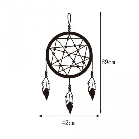 Dream Catcher Removable Wall Stickers Waterproof Living Bedroom Decor Decal