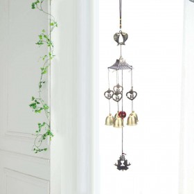 Metal Wind Chime Chapel Wind Bells Garden Windows Hang Decor (Fish)