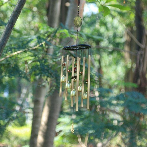 Copper Alloy Tube Bells Wind Chime Chapel Garden Wall Hang Ornament