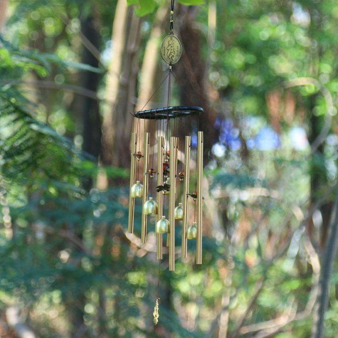 Copper Alloy Tube Bells Wind Chime Chapel Garden Wall Hang Ornament