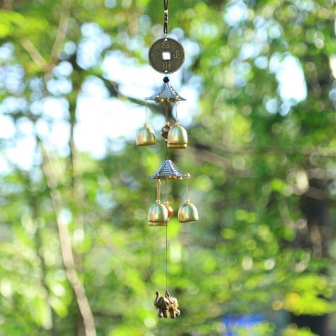 Creative Metal Wind Chime Wind Bells Garden Door Wall Hang Ornament