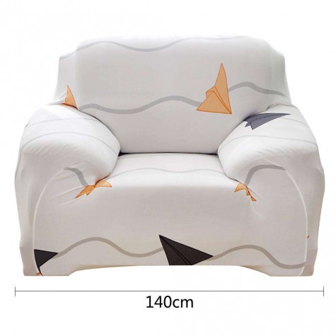 Airplane Print Tight Wrap Slipcover All-Inclusive Elastic Thin Sofa Cover