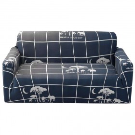 Plaid Tight Wrap Slipcovers All-Inclusive Elastic Thin Sofa Cover