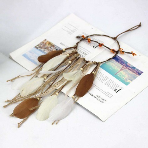 Branch Feathers Handmade Dreamcatcher Craft Dream Catcher Net Home Decor