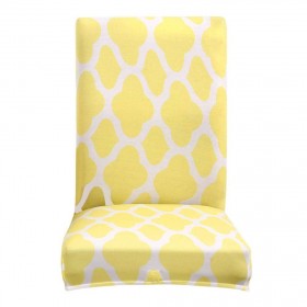 1/4/6pcs Elastic Thin Chair Cover Digital Print Stretch Seat Case Slipcover