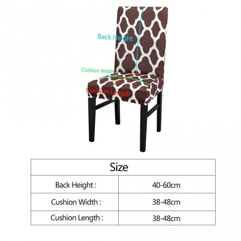 Digital Stretch Chair Cover Elastic Thin Seat Case Slipcover Decor