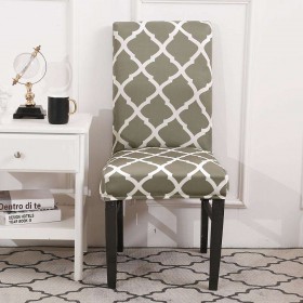 Elastic Dining Chair Cover Modern Removable Anti-dirty Seat Cushion