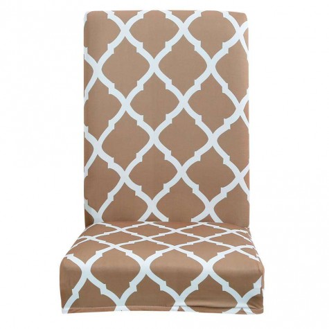 Fashion Stretch Restaurant Chair Cover Anti-dirty Seat Covers
