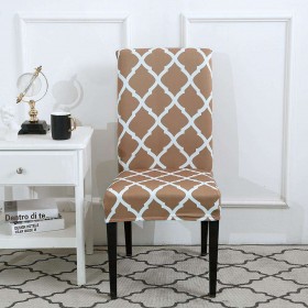 Fashion Stretch Restaurant Chair Cover Anti-dirty Seat Covers