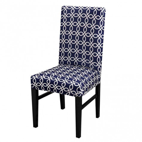 Print Removable Chair Cover Elastic Slipcover Modern Home Hotel Seat Case