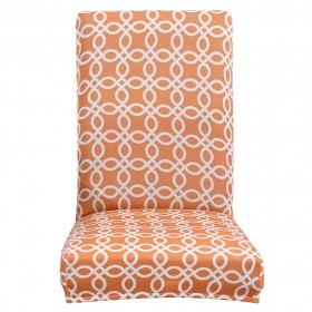 Thin Elastic Chair Cover Print Seat Case Slipcover Home Hotel Banquet Decor