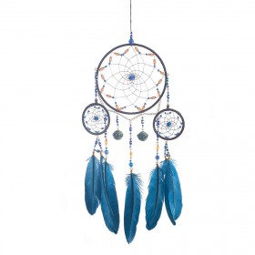 Wind Chimes Hanging Decorations Handmade Dreamcatcher Home Art Feather Gift