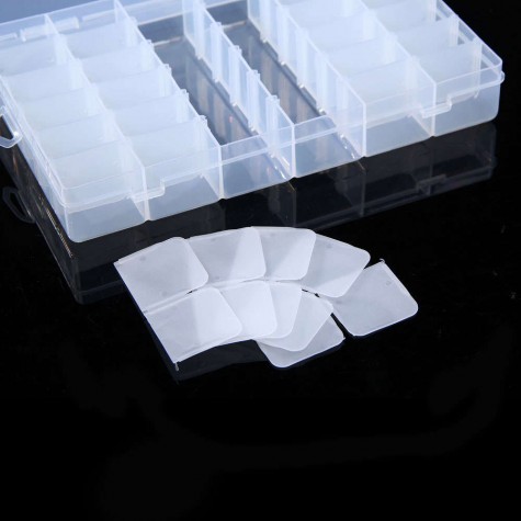 36 Grid Plastic Adjustable Jewelry Organizer Box Storage Container Case