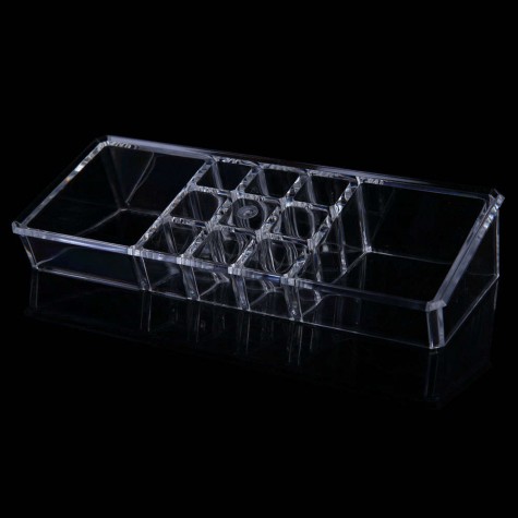 Clear Acrylic Cosmetic Jewelry Makeup Organiser Drawer Box Case Stand No3