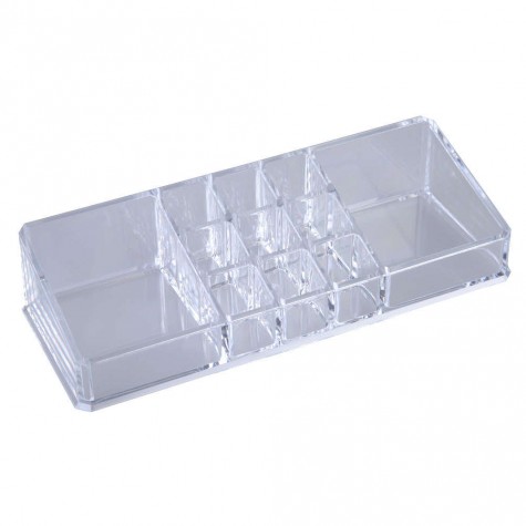 Clear Acrylic Cosmetic Jewelry Makeup Organiser Drawer Box Case Stand No3